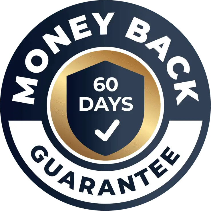60-Day Money Back Guarantee Badge