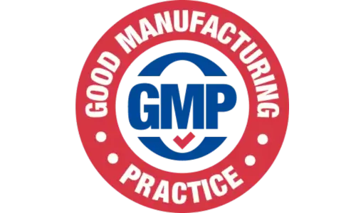 GMP Certified Good Manufacturing Practice Badge - Vertigenics